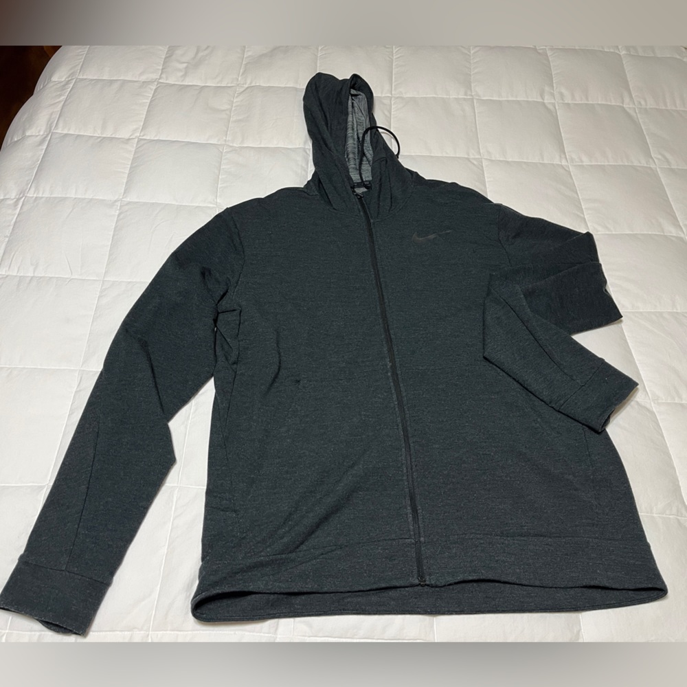 Nike Dri-Fit zip up hoodie. Size L.